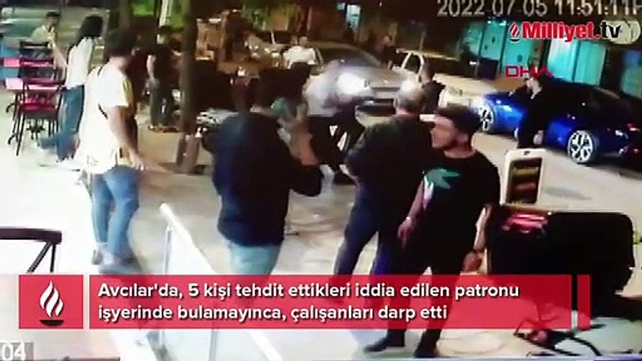 Tehditler savurup, dehşeti yaşattılar