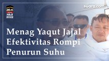 Menag Yaqut Jajal Efektivitas Rompi Penurun Suhu untuk Jemaah Haji