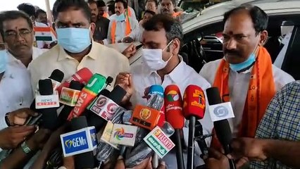 காரைக்காலில் காலராவால் பாதிப்படைந்தவர்களை சந்தித்து பேசிய எல் முருகன் - வீடியோ