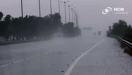 NCM Video of rain - Al Ain