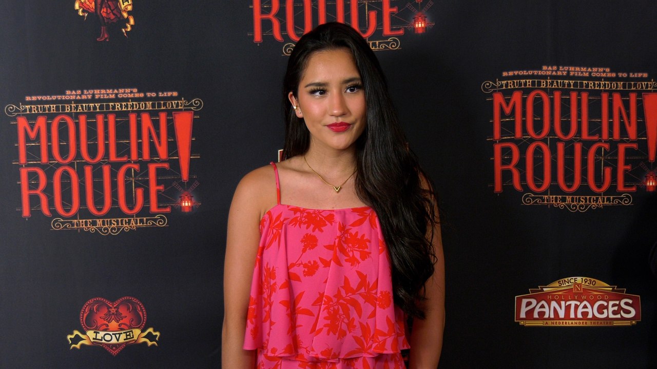 Hawaii McLaughlin "Moulin Rouge! The Musical" Opening Night Red Carpet in Los Angeles