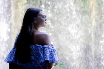 Su debisi yükselen Düden Şelalesi'ne ziyaretçi rekoru