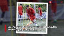 Intip Latihan Timnas Sepak Bola Amputasi Indonesia Jelang Piala Dunia 2022
