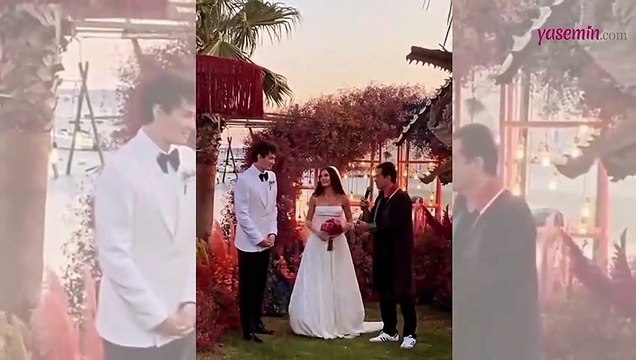 Ebru Şahin ve Cedi Osman evlendi! Ünlü çiftin nikahını Acun Ilıcalı kıydı!