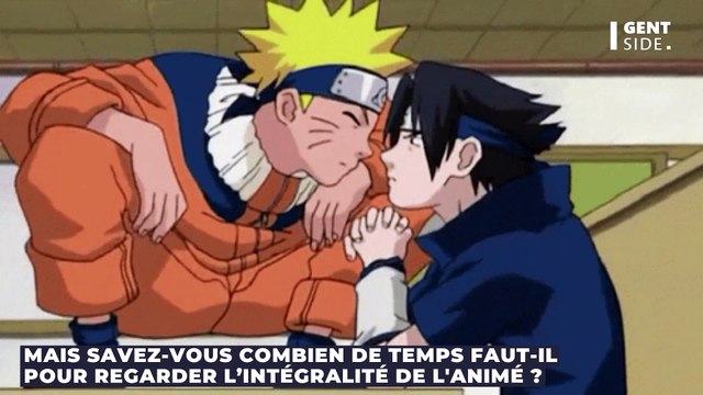 Voici combien d'heures il vous faudrait pour regarder l'intégralité de Naruto