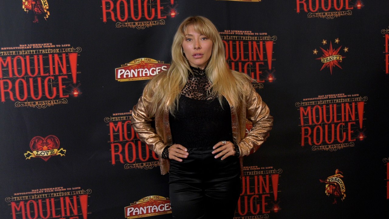 Alexandra Vino "Moulin Rouge! The Musical" Opening Night Red Carpet in Los Angeles