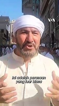 Tiba di Tanah Suci, Jemaah Haji Luar Negeri Terharu dan Menangis