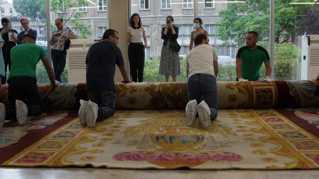 Incendie de Notre-Dame: début de la restauration du tapis de la cathédrale