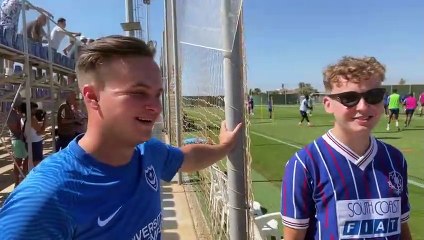 Pompey pre-season: Fans arrive in Spain