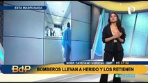 ¡Para no creerlo!: Retienen a Bomberos en hospital tras llevar un herido