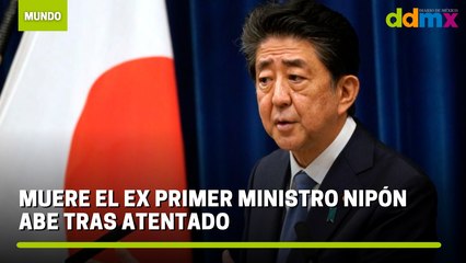 Muere el ex primer ministro nipón Abe tras atentado en un acto electoral