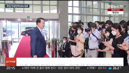 윤대통령, 이준석 징계에 "안타깝다"…지지율 40% 아래로