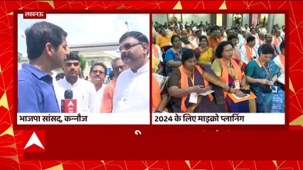 Lucknow : CM Yogi सहित BJP नेताओं ने NDA की राष्ट्रपति उम्मीदवार द्रौपदी मुर्मू का किया स्वागत