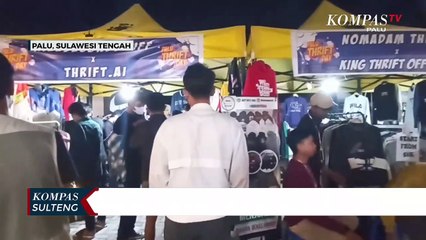 Puluhan Anak Muda di Palu Gelar Kegiatan Jual Pakaian Bekas
