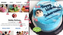 CARA TERBARU buat kue ulang tahun tema MOBIL | agar memoles kue ultah lebih halus dimasukkan kulkas