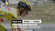 Pogacar bien protégé /  Pogacar well protected - Étape 7 / Stage 7 - #TDF2022