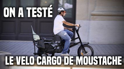 On a testé le vélo cargo de Moustache !