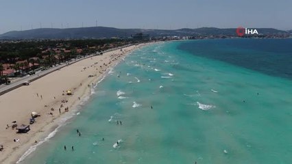 Çeşme'ye tatilci akını başladı: Otel doluluk oranları yüzde 85'i buldu