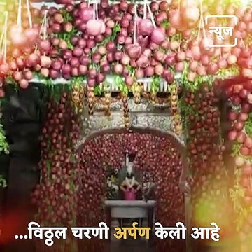 Watch: Pandharpur Vitthal Temple Decorated With Apple And Flowers