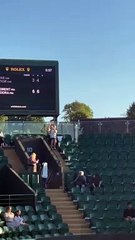 Nolwenn Leroy à Wimbledon pour soutenir son compagnon Arnaud Clément.