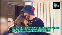 Cuernos y un embarazo: Camila Homs y cómo se enteró del affaire de De Paul con Tini