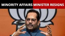 BJP's Mukhtar Abbas Naqvi Resigns as Union Minority Affairs Minister