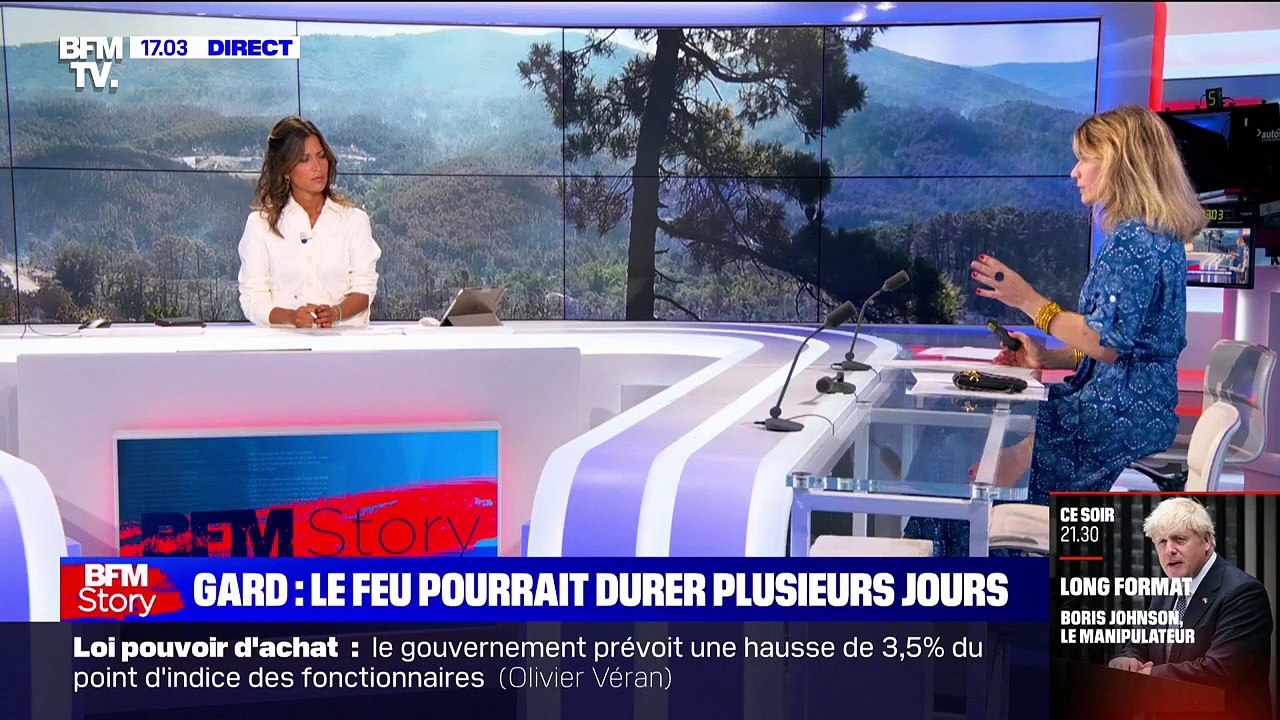 Incendie dans le Gard: des vents très soutenus attendus tout au long du week-end