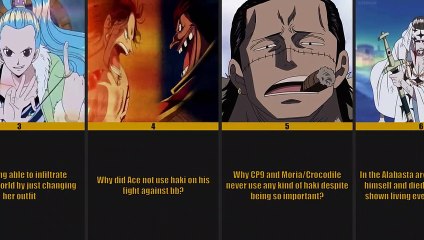 Biggest Plot Holes in One Piece