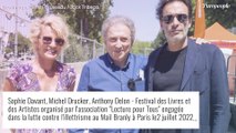 Line Papin séparée de Marc Lavoine : elle retrouve le sourire face à Sylvie Vartan et Anthony Delon