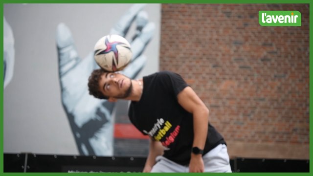 William Cochart, champion de Belgique de Football Freestyle
