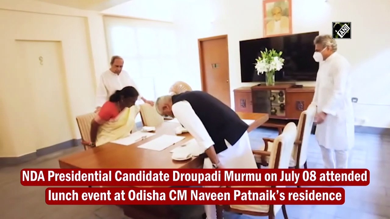 NDA Prez candidate Droupadi Murmu attends lunch event at Odisha CM’s residence