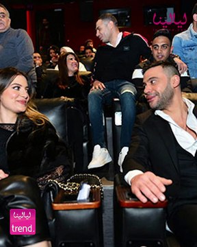 ليالينا ترند-ظهور نادر لزوجة محمد إمام في العرض الأول لفيلم عمهم..أبهرت الحضور بجمالها