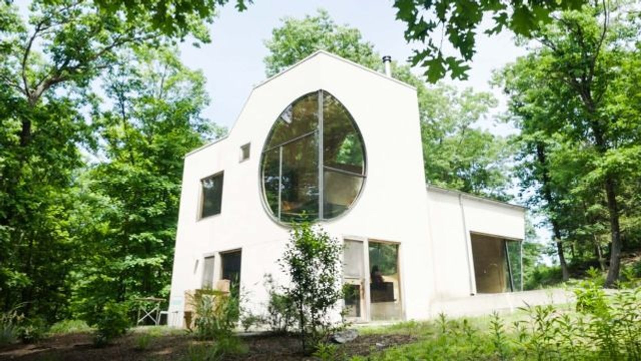 Inside An Experimental Off-Grid Modern Cabin