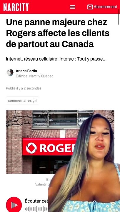 Panne majeure chez Rogers