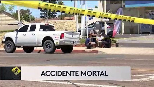 Muere persona de la tercera edad tras ser atropellada en National City