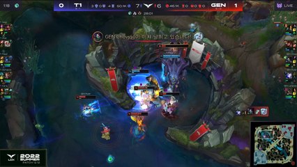 Faker brilha e salva T1 da derrota em duelo contra a Gen.G