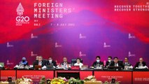 انتهاء أعمال قمة وزراء خارجية مجموعة العشرين من دون بيان ختامي