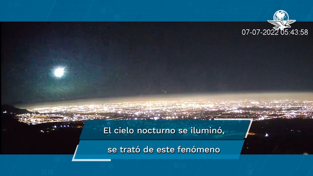 Captan espectacular paso de un meteorito sobre Argentina y Chile