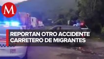 Autobús con migrantes sufre accidente múltiple en Veracruz