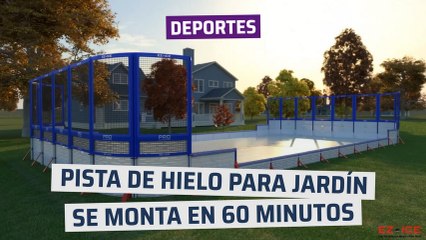 [CH] Pista de hockey sobre hielo para jardín