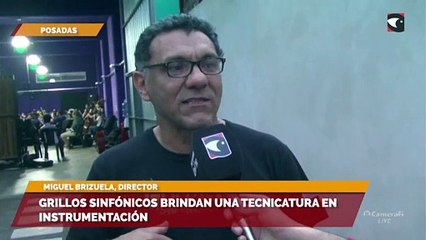 Grillos Sinfónicos brindan una tecnicatura en instrumentación