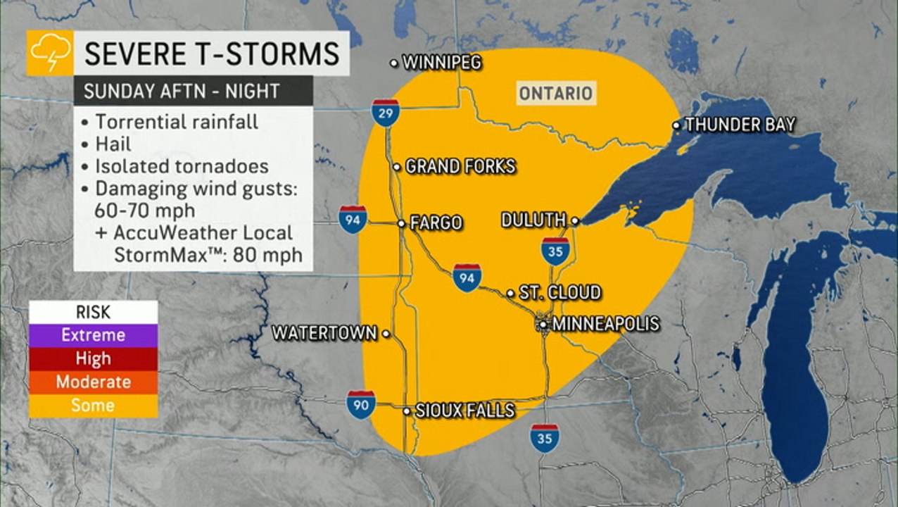 Weekend severe weather outlook