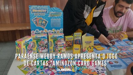 Paraense Webby Ramos apresenta o jogo de cartas Aminozon Card Games