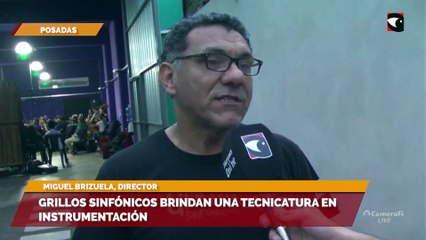 Grillos Sinfónicos brindan una tecnicatura en instrumentación