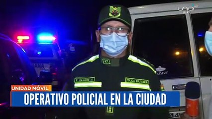 La policía realiza operativos en Santa Cruz