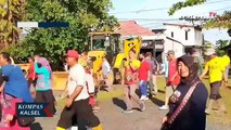 Antisipasi Banjir, Warga Landasan Ulin Banjarbaru Gotong-royong Bersihkan Drainase