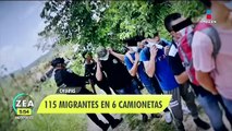 Interceptan y aseguran a 115 migrantes en Chiapa de Corzo