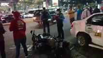 Fuerte accidente vial deja a motociclista gravemente herido en el bulevar Morazán de la capital
