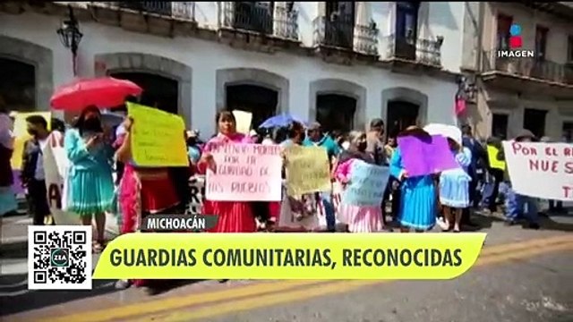 Guardias comunitarias en Michoacán quedaron formalmente reconocidas