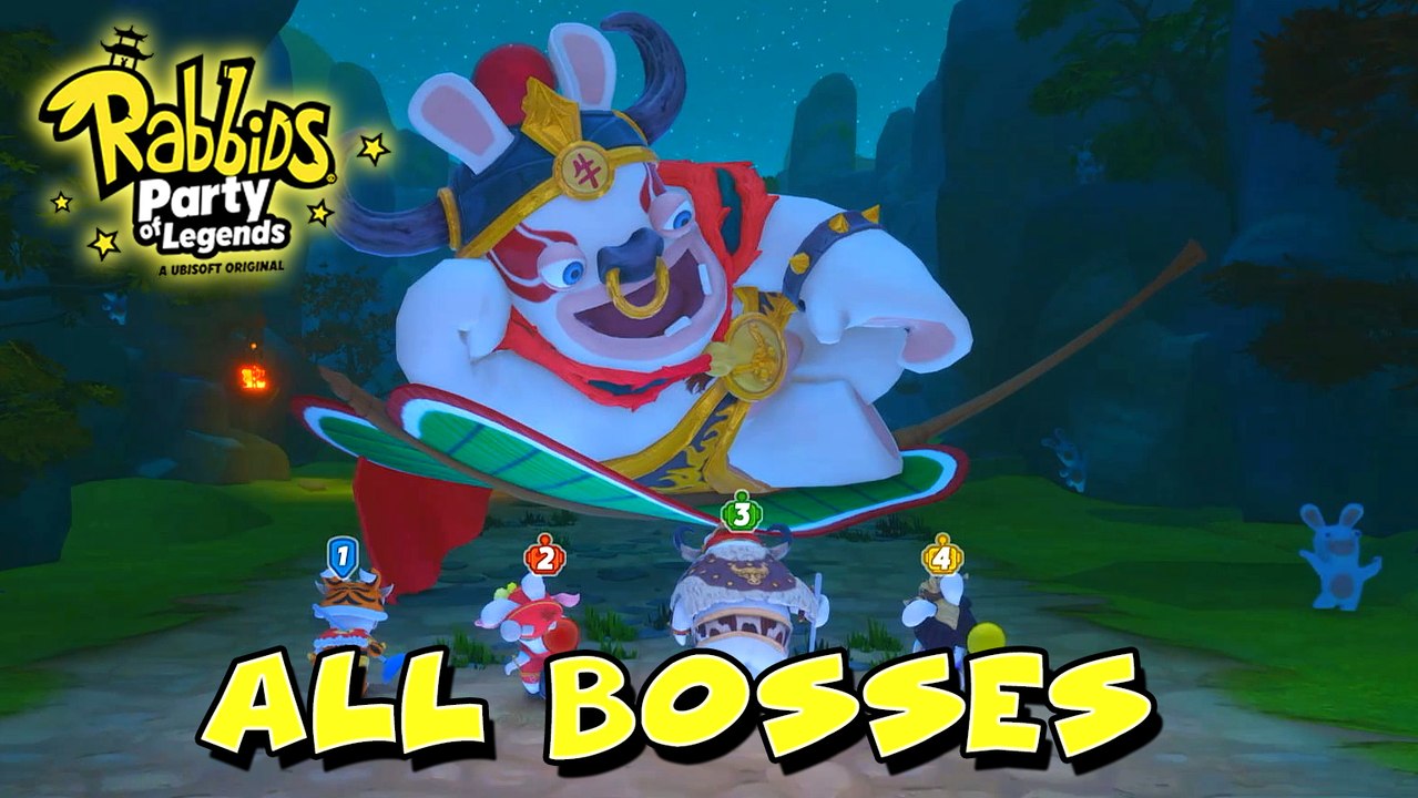 Rabbids: Party of Legends All Bosses + Final Boss (PS4)